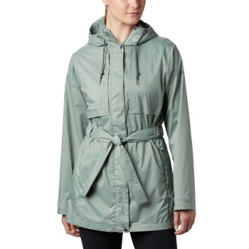 Columbia Ženske Jakne - Pardon My Trench Rain Svijetlo Zelene | PSJD-69235